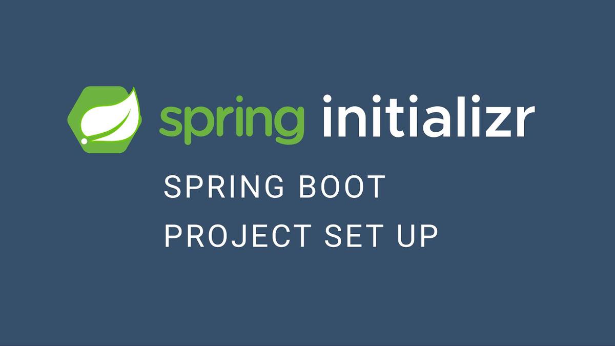 'Video thumbnail for Spring Boot Project set up using Spring Initializr'